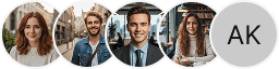 Multiple investor profile avatars on Bovedin Custody trading review block